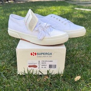 Superga Classic White Sneakers
